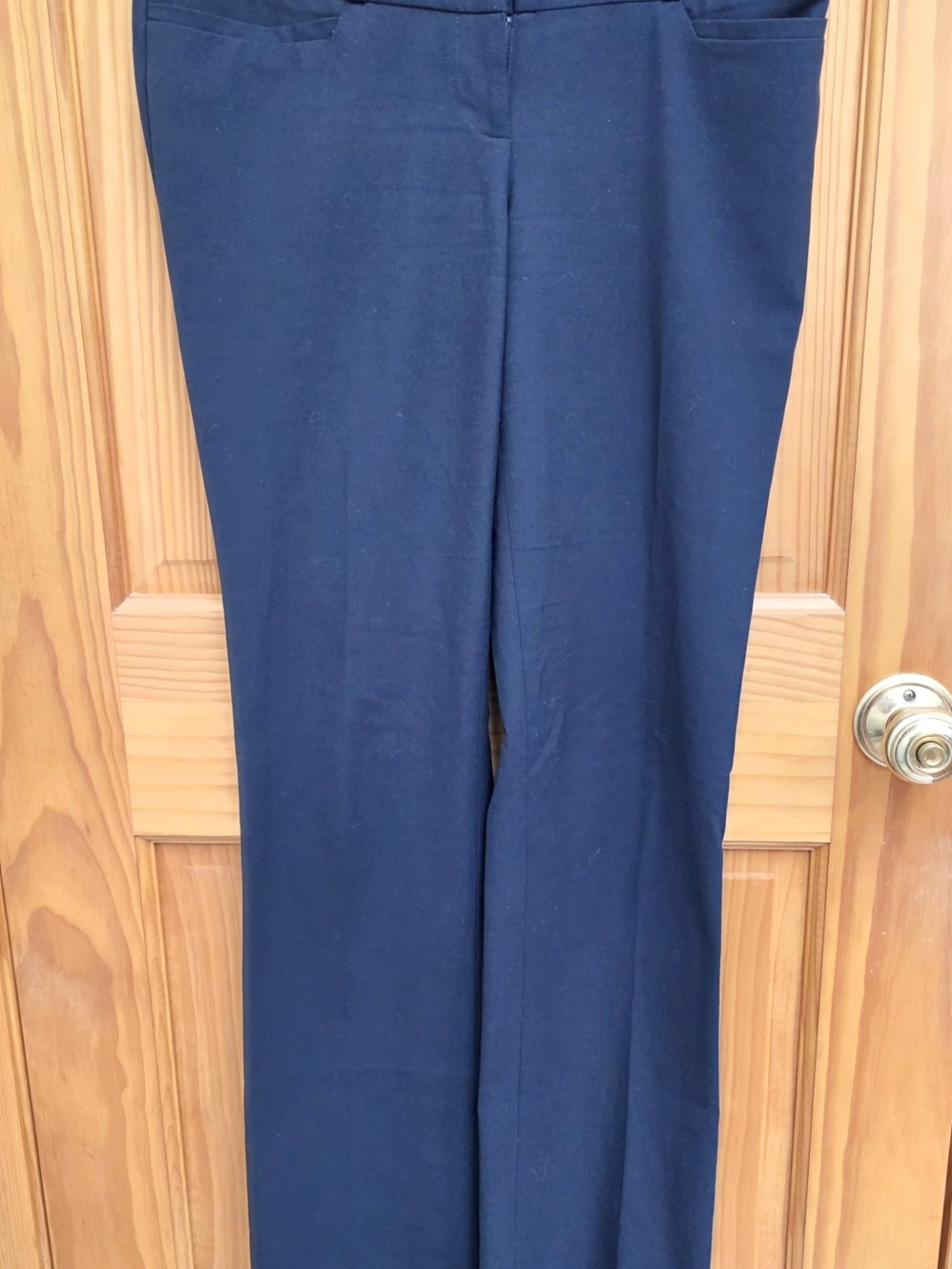 The Limited Navy Straight-Leg Dress Pants